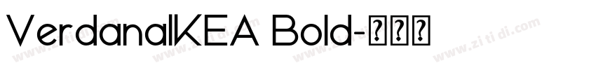 VerdanaIKEA Bold字体转换